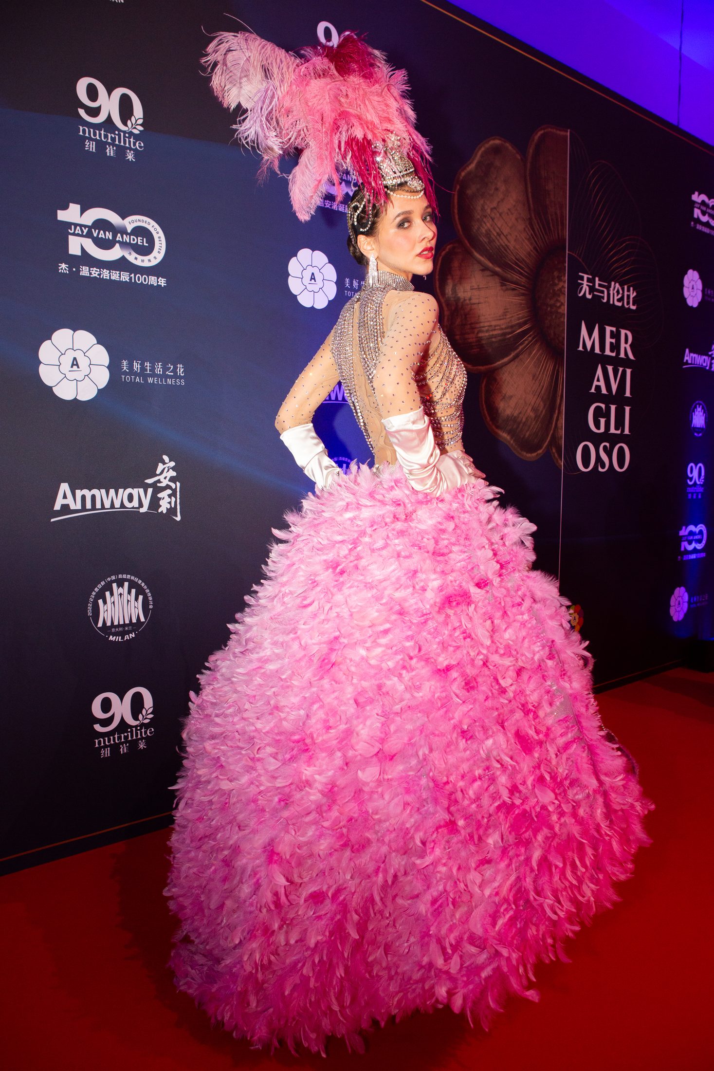 Costume di scena per Meraviglioso, Amway China Gala Dinner al Palazzo del Ghiaccio di Milano